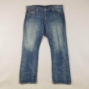 Polo Ralph Lauren Jeans Mens 40x32 Classic Fit Denim Distressed RRL Pants